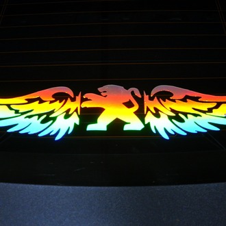 PEUGEOT HOLOGRAM KANAT LOGO
