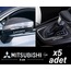 MITSUBISHI Metal Sticker Kabartmalı (5 Adet)