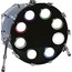 BASS DRUM HOL'Z 2" SİYAH MİKROFON HALKASI