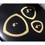 HD / TRIANGLE TİP 4 " MİKROFON HALKASI-GOLD