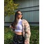 Chunky Knıt Ceket Soft Lila