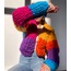 Chunky Knit Jacket Orange