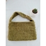 Haki yeşil peluş bucket çanta