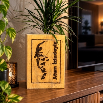 Mustafa Kemal Atatürk Ağaç Yakma Tablo