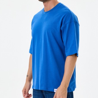 Mavi Basic Oversize Tişört (Unisex)