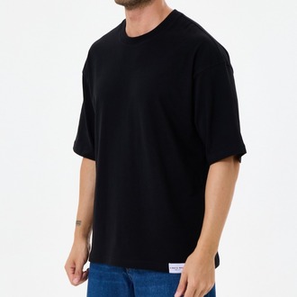 Siyah Basic Oversize Tişört (Unisex)