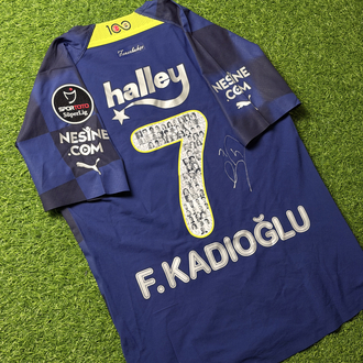 Orijinal 22/23 Sezonu Ferdi Kadıoğlu Islak İmzalı Maçta Giydiği Fenerbahçe Forması S beden