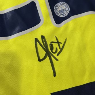 Orijinal 07/08 Sezonu Alex de Souza Islak İmzalı Fenerbahçe Forması S-M beden