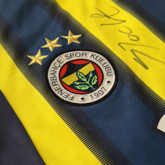 Orijinal 11/12 Sezonu Yoseph Yobo Maçta Giydiği Islak İmzalı Fenerbahçe Forması 