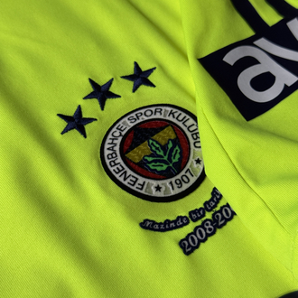 Orijinal 08/09 Sezonu Alex de Souza Neon Fenerbahçe Forması S beden