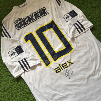 Orijinal 10/11 Sezonu Alex de Souza Islak İmzalı Fenerbahçe Forması L beden
