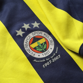 Orijinal 06/07 Sezonu 100. Yıl Stephen Appiah Çubuklu Fenerbahçe Forma M beden