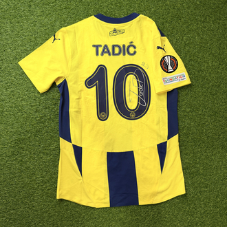 Orijinal 24/25 Sezonu Dusan Tadic Maçta Giydiği Islak İmzalı Fenerbahçe Forması