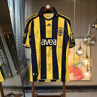 Orijinal 08/09 Sezonu Islak İmzalı Fenerbahçe Forması L beden