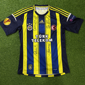 Orijinal 12/13 Sezonu Alex de Souza Maçta Giydiği Islak İmzalı Fenerbahçe Forması M beden