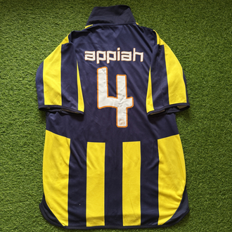 Orijinal 06/07 Sezonu 100. Yıl Stephen Appiah Çubuklu Fenerbahçe Forma M beden