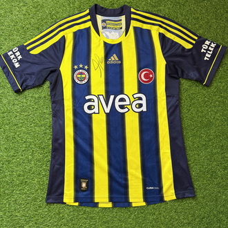 Orijinal 11/12 Sezonu Alex de Souza Islak İmzalı Fenerbahçe M beden