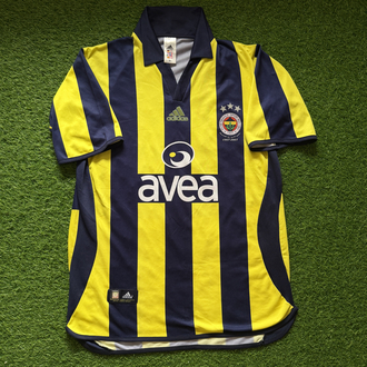 Orijinal 06/07 Sezonu 100. Yıl Stephen Appiah Çubuklu Fenerbahçe Forma M beden