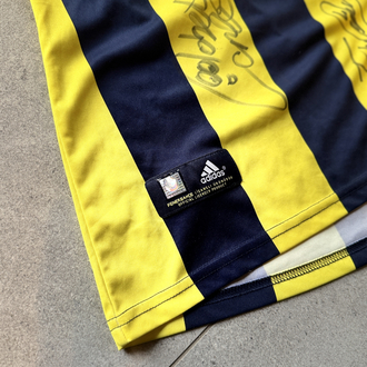 Orijinal 08/09 Sezonu Islak İmzalı Fenerbahçe Forması L beden