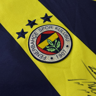 Orijinal 08/09 Sezonu Deivid de Souza UCL Maçında Giydiği Islak İmzalı Forması L beden