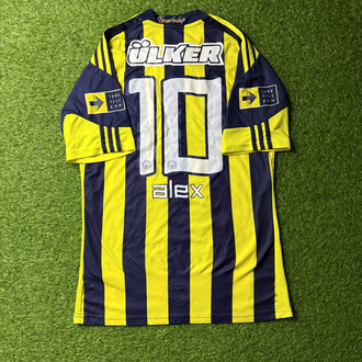 Orijinal 10/11 Sezonu Alex de Souza Islak İmzalı Fenerbahçe Forması M beden 