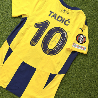 Orijinal 24/25 Sezonu Dusan Tadic Maçta Giydiği Islak İmzalı Fenerbahçe Forması
