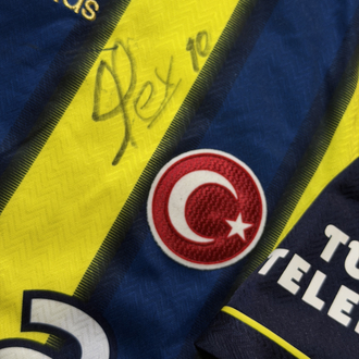 Orijinal 11/12 Sezonu Alex de Souza İmzalı Fenerbahçe Forması M beden