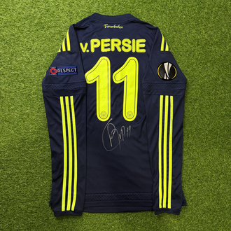 Orijinal 15/16 Sezonu RvP Islak İmzalı Fenerbahçe Maç Forması 