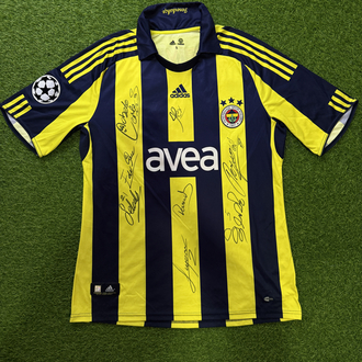Orijinal 08/09 Sezonu Deivid de Souza UCL Maçında Giydiği Islak İmzalı Forması L beden