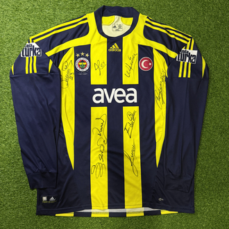 Orijinal 07/08 Sezonu 100. Yıl Islak İmzalı Roberto Carlos Fenerbahçe Forması 2XL beden