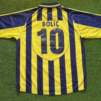 Orijinal 99/00 Sezonu Fenerbahçe Proton Çubuklu Forma XL beden