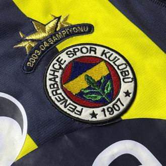 Orijinal 03/04 Sezonu Alex de Souza Etiketli Fenerbahçe Forması XXL beden
