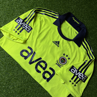 Orijinal 08/09 Sezonu Alex de Souza Neon Fenerbahçe Forması S beden