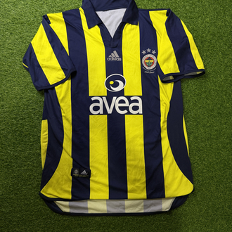 Orijinal 100. Yıl Tümer Metin Çubuklu Fenerbahçe Forması