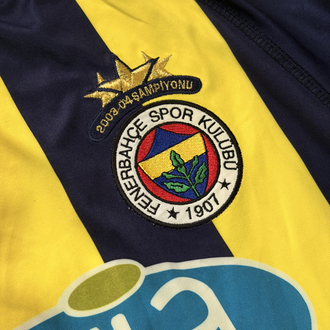 Orijinal 03/04 Sezonu Van Hooijdonk Fenerbahçe Uzun Kollu Forma XL beden