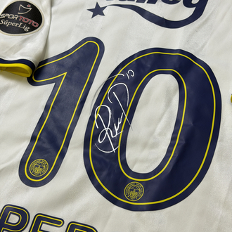Orijinal 16/17 Sezonu Robin Van Persie Maçta Giydiği Islak İmzalı Fenerbahçe Forması L beden