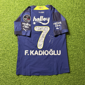 Orijinal 22/23 Sezonu Ferdi Kadıoğlu Islak İmzalı Maçta Giydiği Fenerbahçe Forması S beden