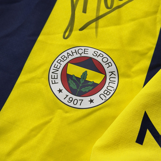 Orijinal 24/25 Sezonu Talisca MatchWorn Fenerbahçe Islak İmzalı Forma L beden