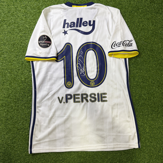 Orijinal 16/17 Sezonu Robin Van Persie Maçta Giydiği Islak İmzalı Fenerbahçe Forması L beden