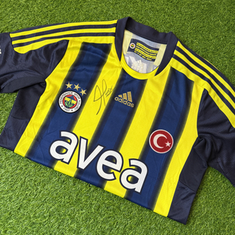 Orijinal 11/12 Sezonu Alex de Souza Islak İmzalı Fenerbahçe M beden