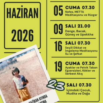 Haziranda Element Odaklı Yoga ve Meditasyon Buluşmaları