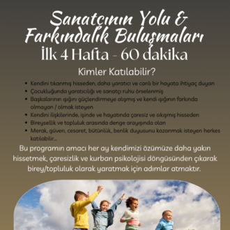 Sanatçının Yolu & Farkındalık Pratikleri: İlk 4 Hafta 