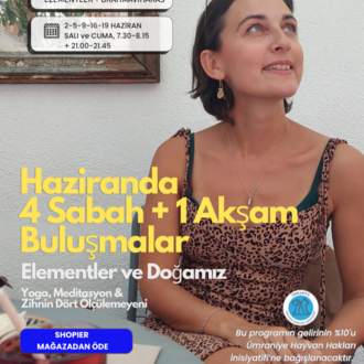 Haziranda Element Odaklı Yoga ve Meditasyon Buluşmaları