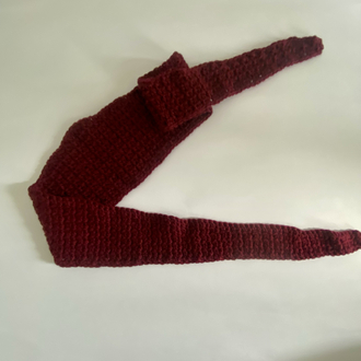 El yapımı kroşe mini atkı bandana