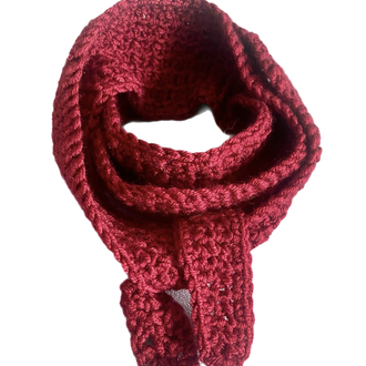 El yapımı kroşe mini atkı bandana