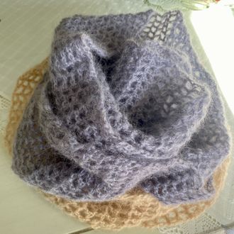 Mohair yumuşak boyunluk