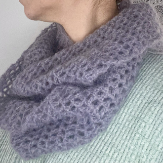 Mohair yumuşak boyunluk
