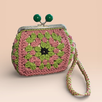 Granny square çanta/cüzdan
