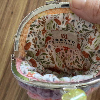 Boho klipsli çanta/cüzdan