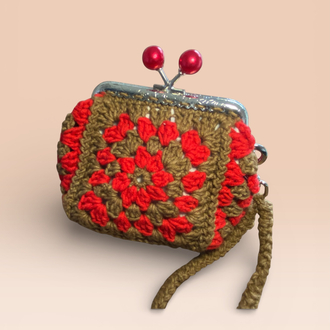 Granny square çanta/cüzdan